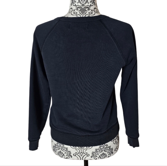 Everlane French Terry crew neck sweatshirt navy blue size XS - Picture 2 of 12